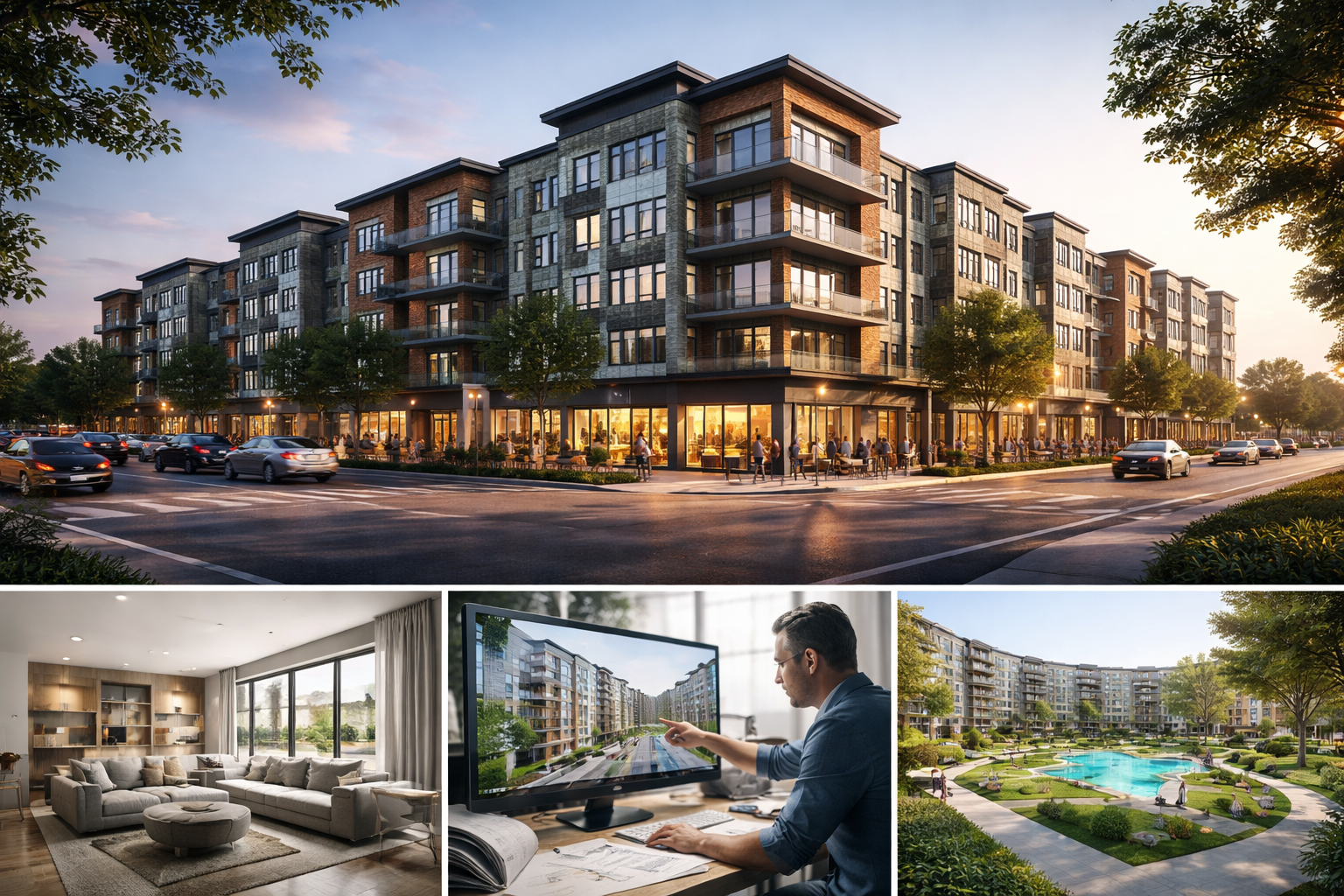 Architectural rendering and animation services in Greater Philadelphia. CCDG delivers high-quality 3D visuals for presentations and approvals.